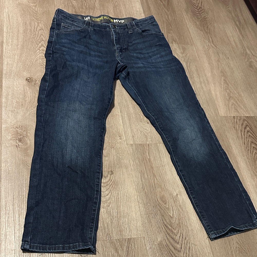 Lee Men's Dark Blue Relaxed Jeans